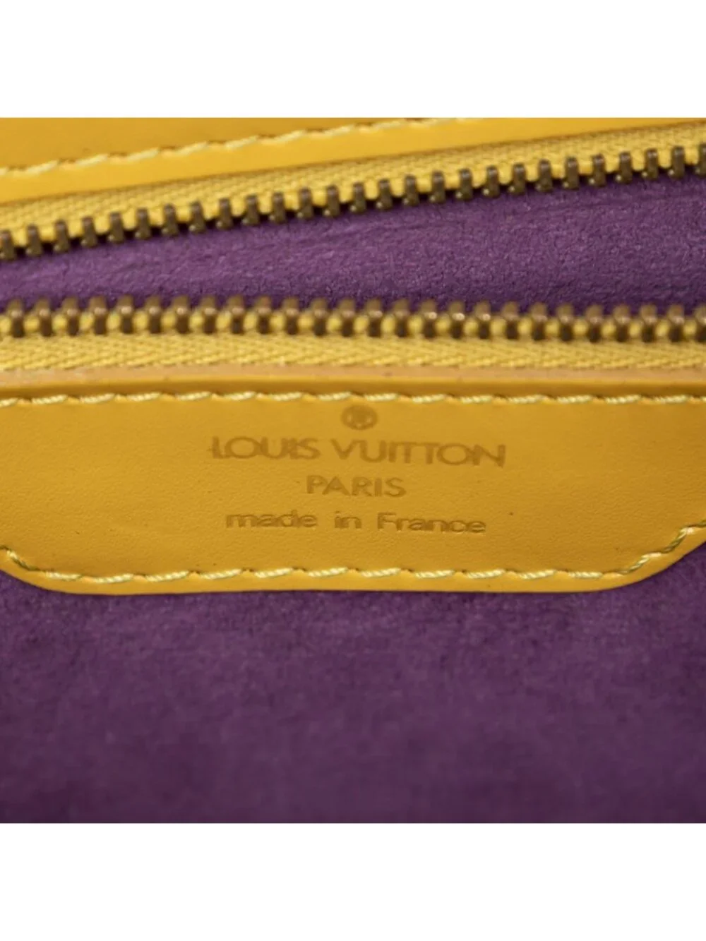 Louis Vuitton Saint Jacques Shopping Yellow Epi Messenger Bag - Picture 10 of 10